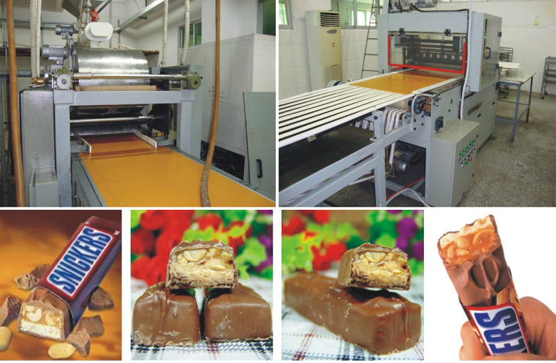 Automatic Snickers Sugar Bars Forming